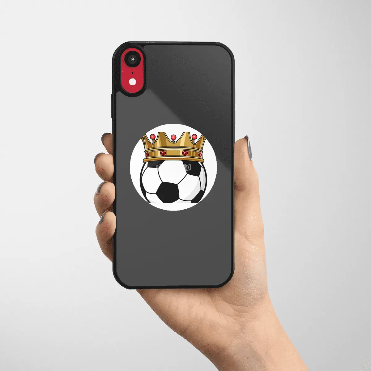 Soccer Crown King Etiket
