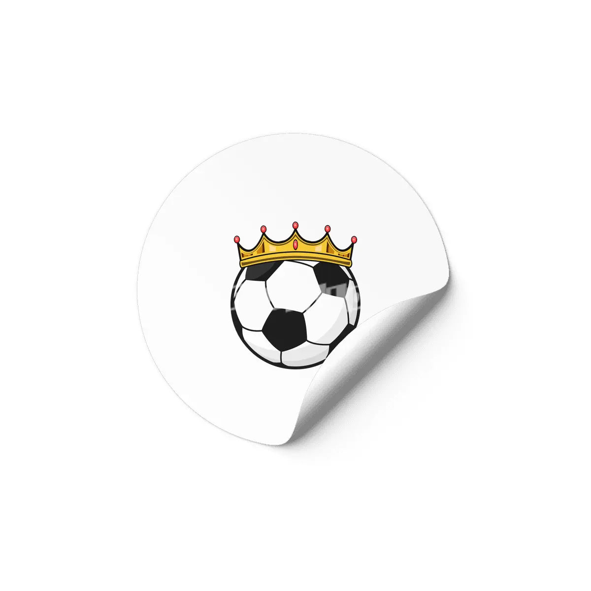 Soccer Crown Queen Etiket