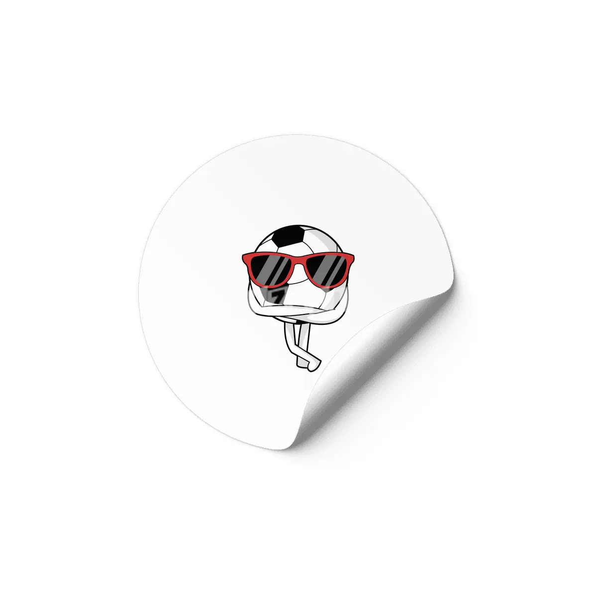 Soccer player with Sunglasses at Soccer Etiket