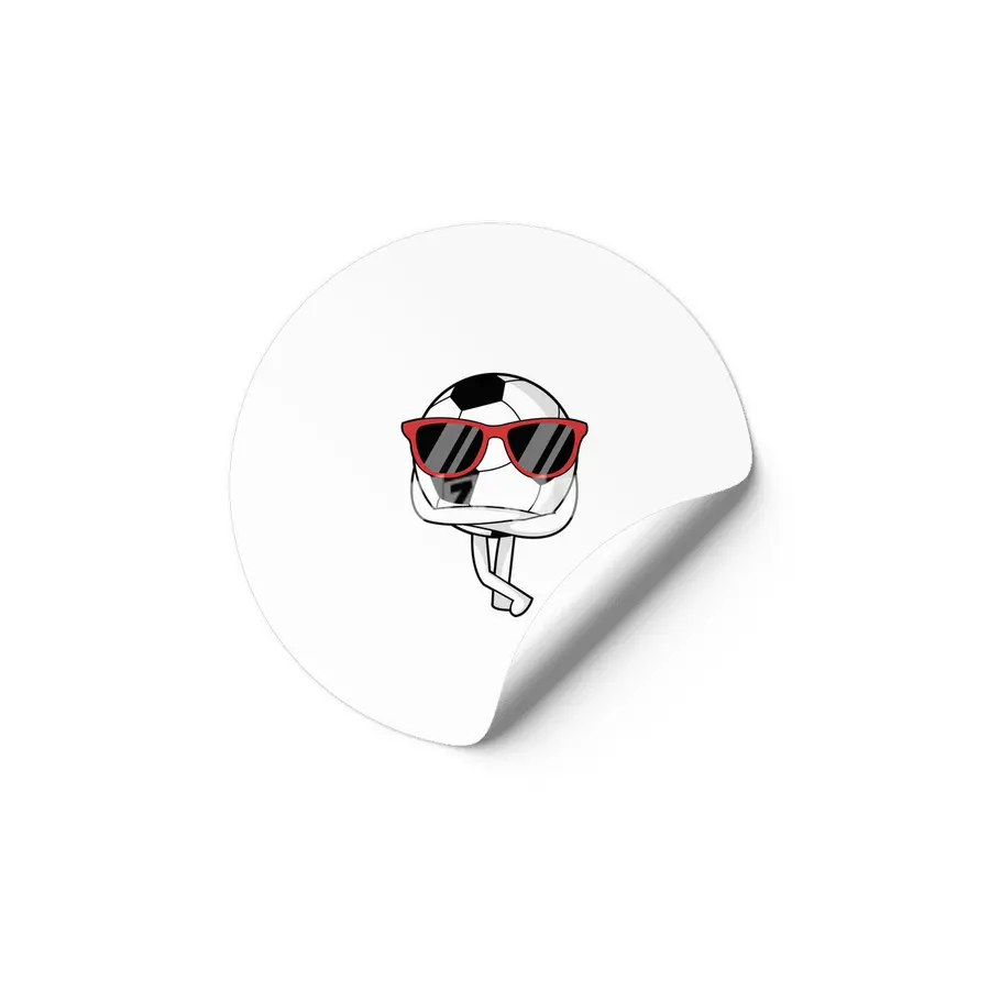 Soccer player with Sunglasses at Soccer Etiket
