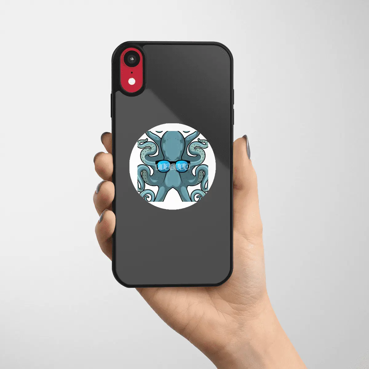 Octopus with Sunglasses Etiket