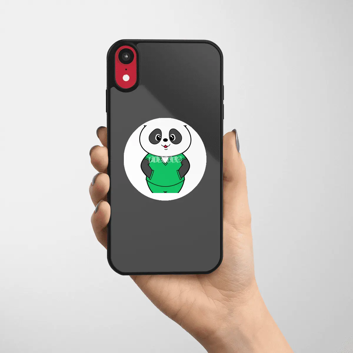 Panda as Nurse with Smock Etiket
