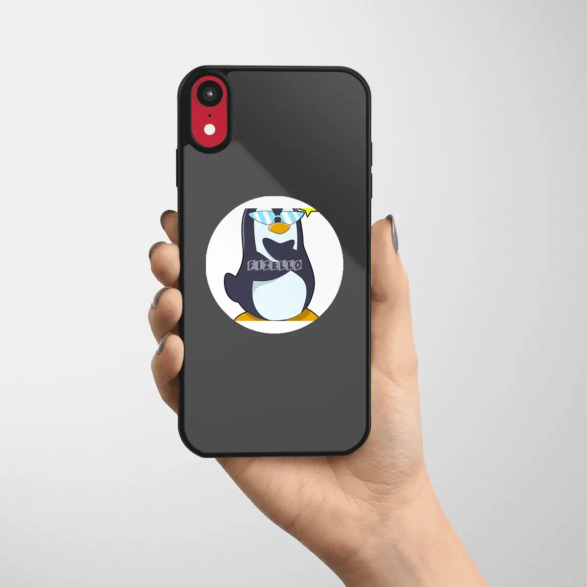 Penguin with Sunglasses Etiket