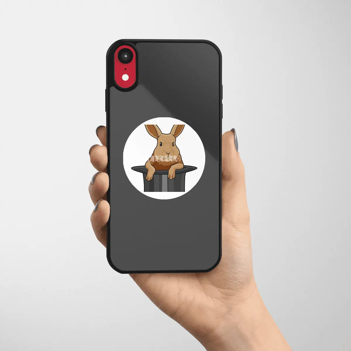 Rabbit Magician Magic hat Etiket