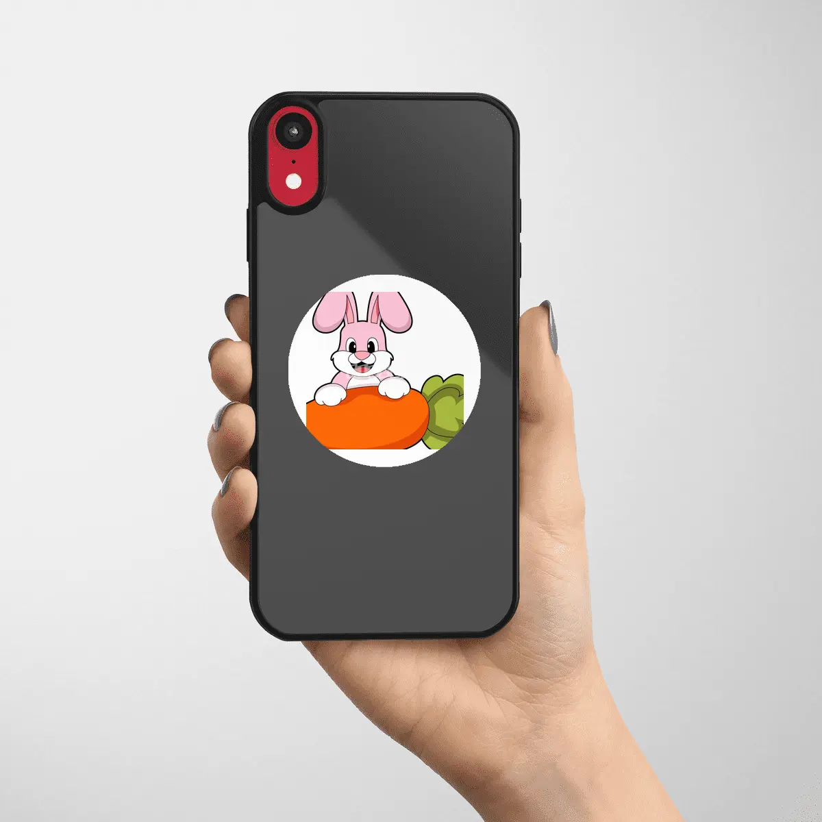Rabbit with Carrot Etiket