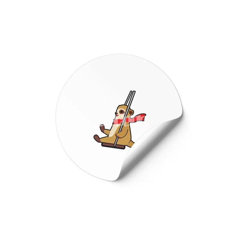 Meerkat on Swing Etiket