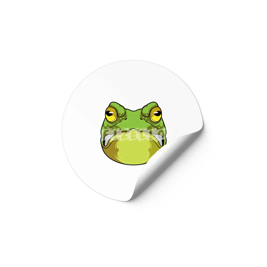 Frog with evil Eye Etiket