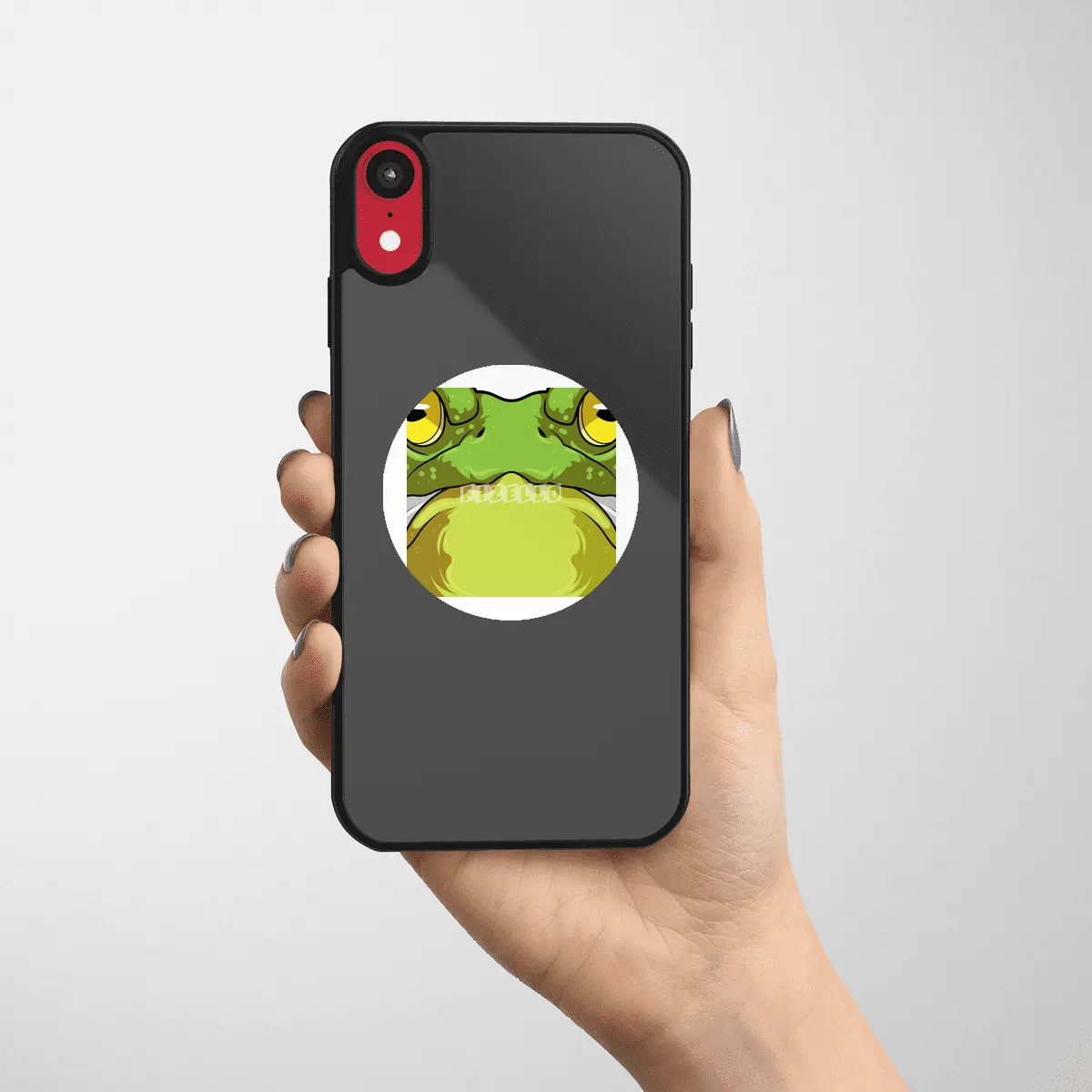 Frog with evil Eye Etiket