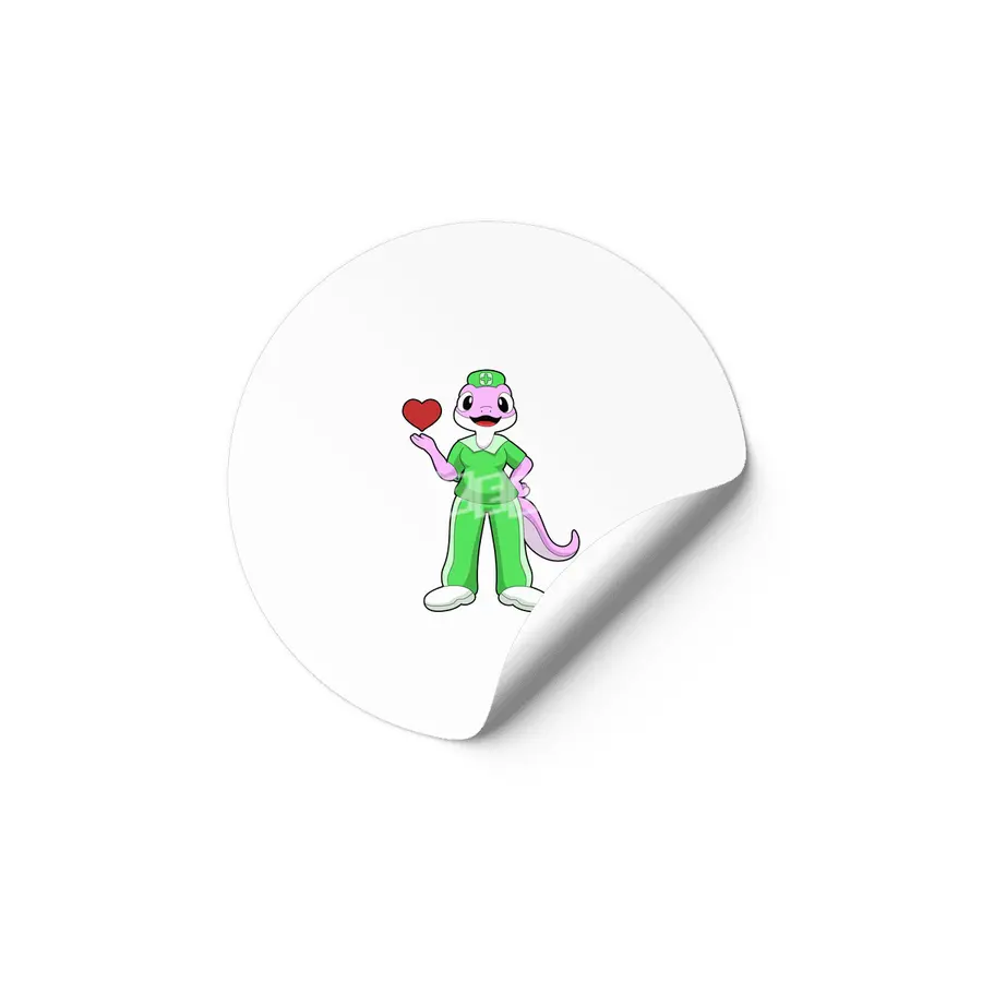 Geko as Nurse with Heart Etiket