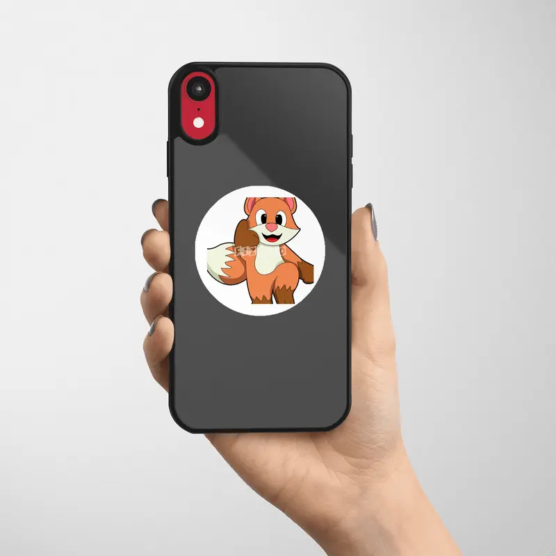 Fox funny Etiket