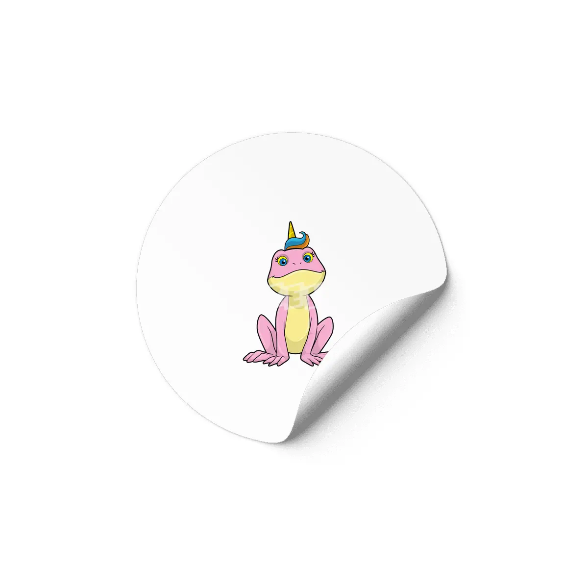 Frog as Unicorn Etiket