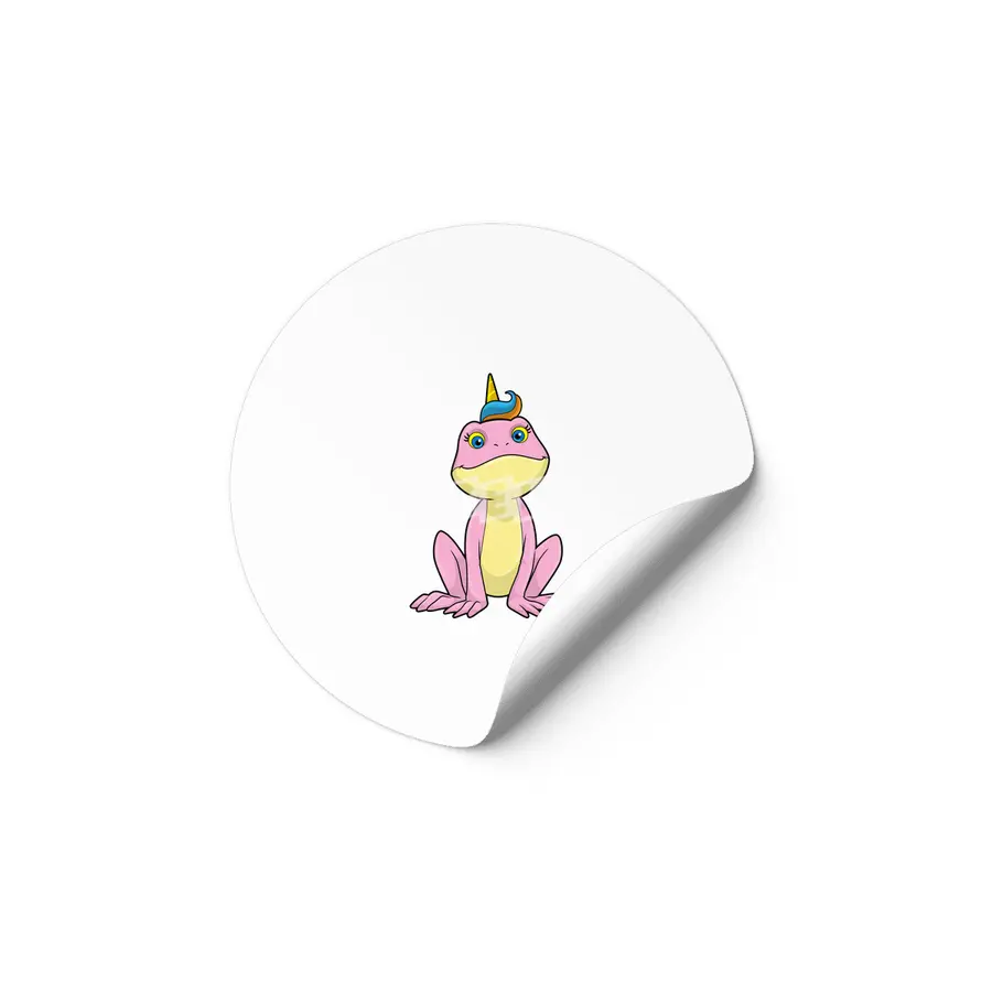 Frog as Unicorn Etiket