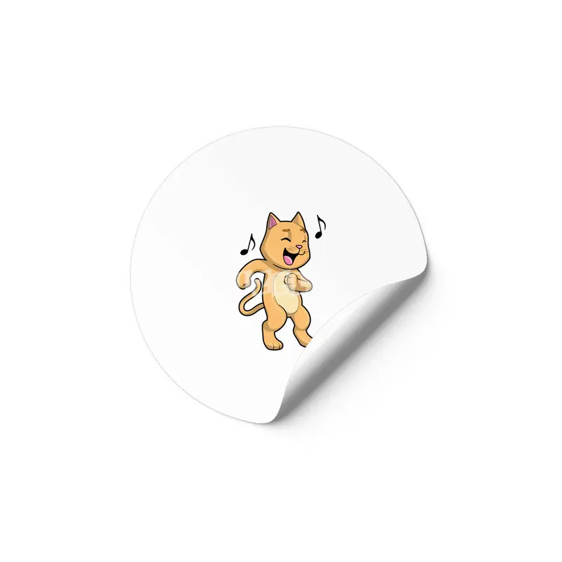 Cat Music Dance Etiket