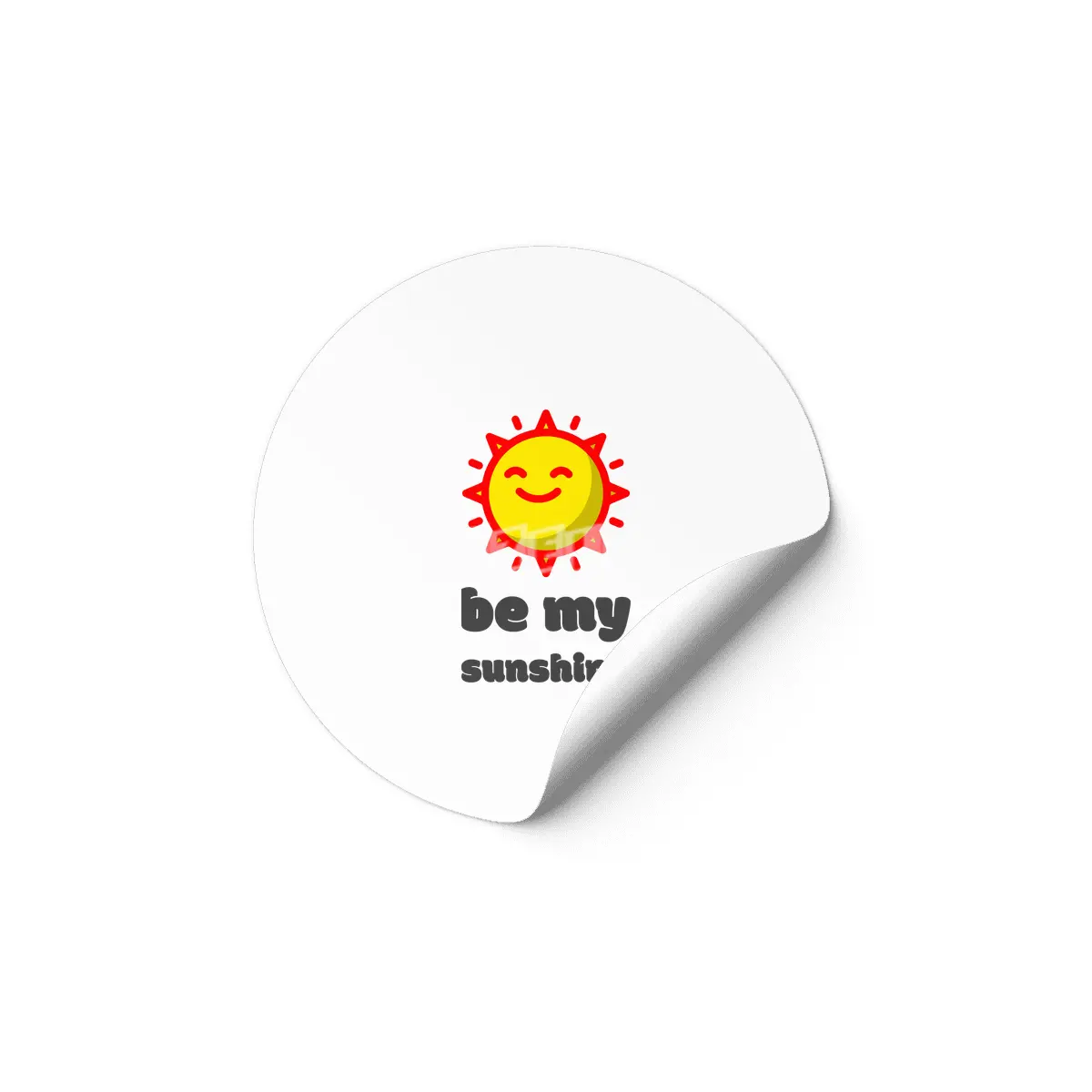 Be my sunshine Etiket
