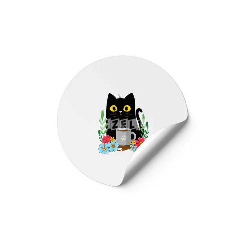Coffee Cat Etiket