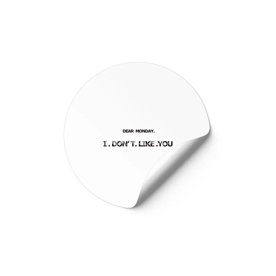 DEAR MONDAY Etiket