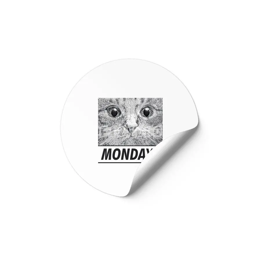 MONDAYS - Out of Milk! Etiket