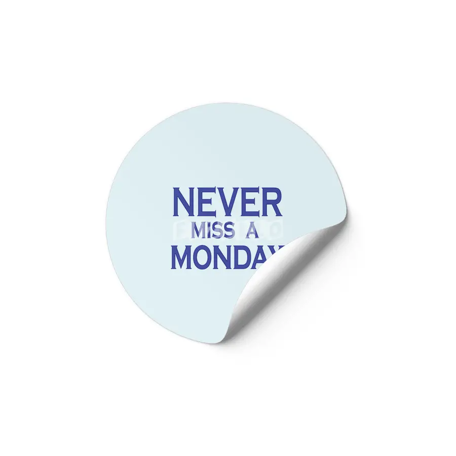 Never miss a Monday Etiket