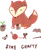 A fox doing craftwork