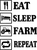 Eat Sleep Farm Repeat Logo