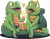 Gecko Love Ice Cream:
Gecko Love Ice Cream, a couple of geckos in love sitting together while sharing an ice cream. A very cute art for couples who love reptiles.
Buy now Gecko Love Ice Cream as t shirt design, prints, phone case and more.