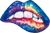 Rainbow Lip Bite Sticker by S.thetics
Drawn in colored pencil.  A great gift for your MUA friend or other makeup and lipstick lover!