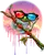 Featured is a Tree Frog by Mudge Studios Chillin' on a Hot Summer Day. Checkout those Rad 3D Sunglasses.