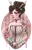 The fawn lady of the Victorian circus with rose tattoos, antlers and butterflies. She was believed to be found deep in the woods at dawn.