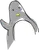 Coloured penguin who waves at you!