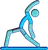 transparent yoga icon pilates icon