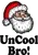 A funny Uncool Bro Santa Claus design