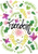 Illustration of a floral pattern of several types of flowers with the word “Freedom” written in the middle. There are leaves, limbs, seeds, water lilies and hibiscus or Chinese roses.