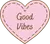 A simple heart design for Good Vibes lovers. Perfect if you want a minimalist text design to express your love for Good Vibes.