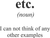 Etc. Alternative Dictionary Definitions Parody