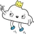 a happy little cloud prince