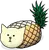 It's a cat, it's a pineapple... meeeeow
