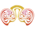 Retro Art Nouveau Abstract Butterfly