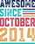 Awesome Since October 2014. 2014 Birthday Shirt Vintage October 2014 Tee Retro 2014 T-Shirt Birthday Present Retro October Tee