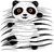 Cute little bear panda