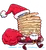 Captain Pancake is all decked out in his Santa suit to spread some Holiday Cheer!