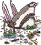 FACT: Best be on the look out for sharks posing as goodie basket carrying bunnies, they love Easter.
