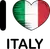 I love Italy. My home, my country, my heart. Nice gift for the holiday and everyone of Italy loves. A beautiful shirt gift idea for Christmas