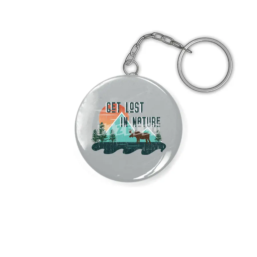 Get Lost in Nature Anahtarlık