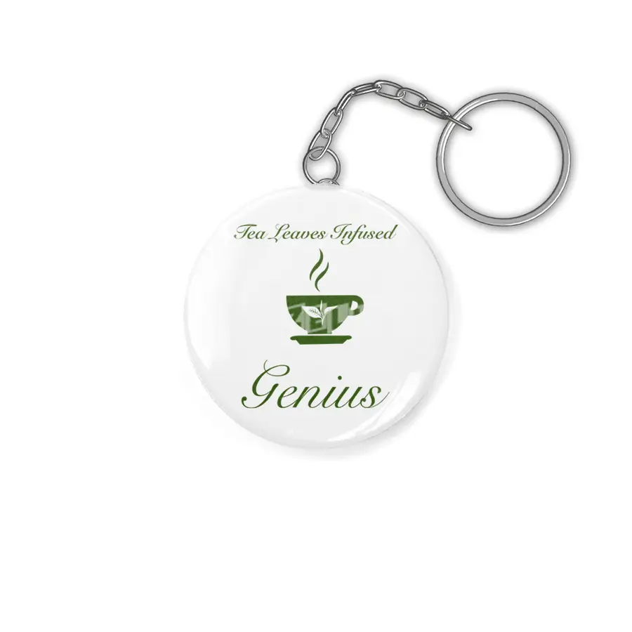 Green tea Leaves Infused Genius Anahtarlık