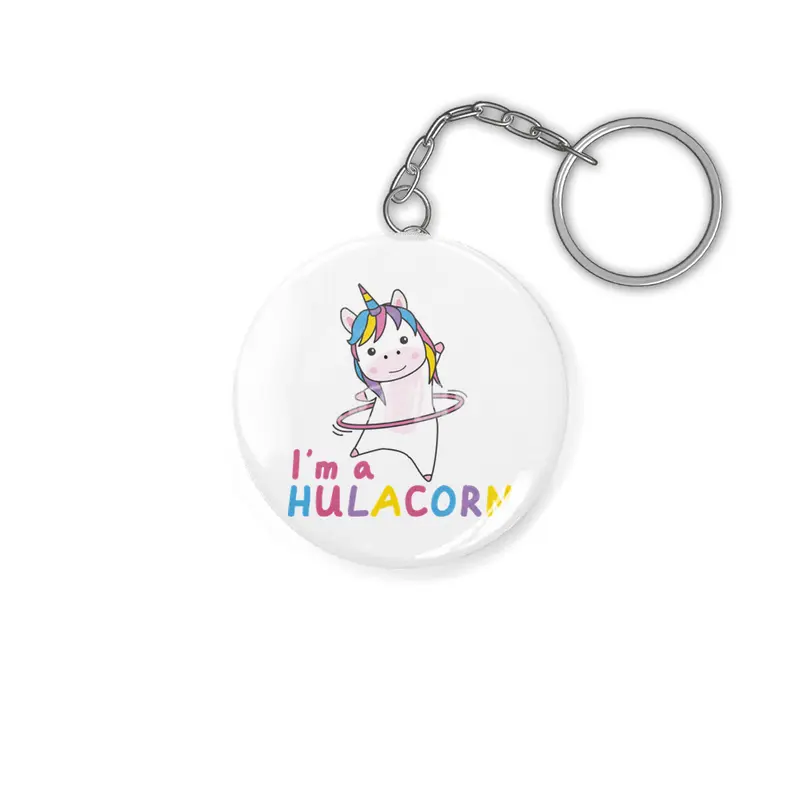 Im A Hulacorn Make Fun Sport Huller Animal Anahtarlık