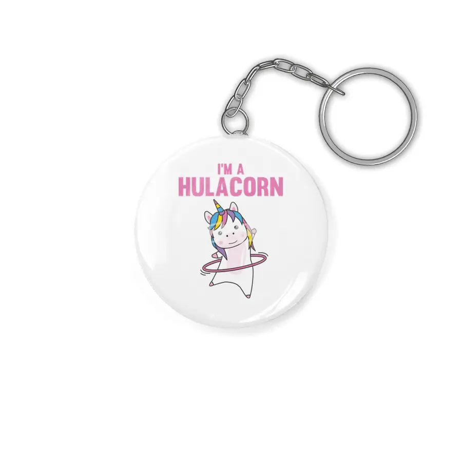 Im A Hulacorn Make Fun Sport Huller Animal Anahtarlık