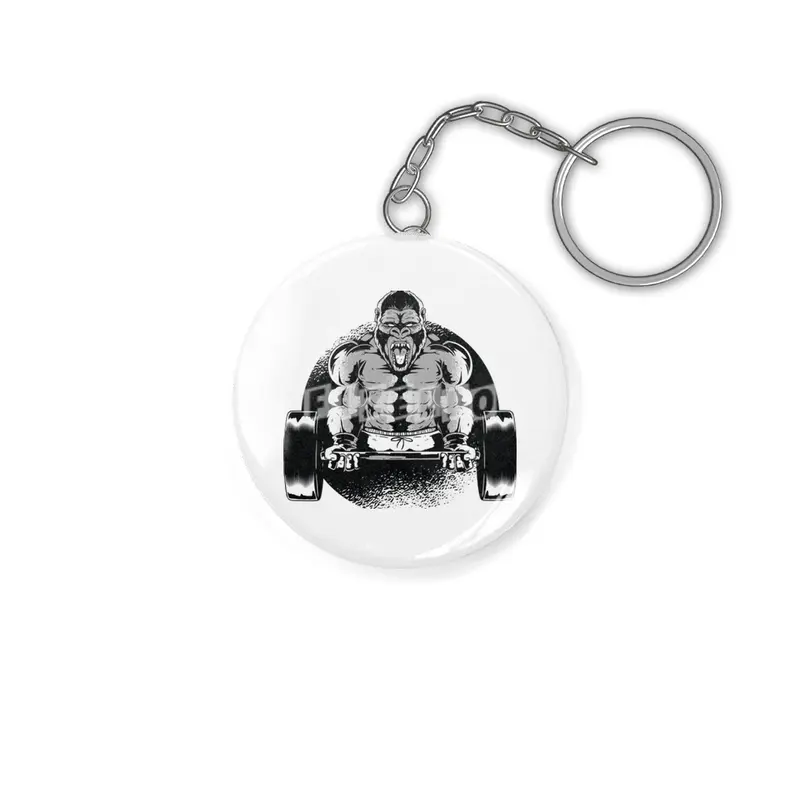 Gorilla Dumbbell Anahtarlık