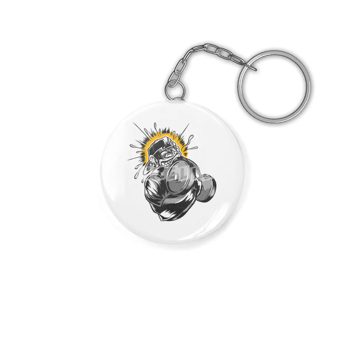 Monkey Dumbbell Anahtarlık