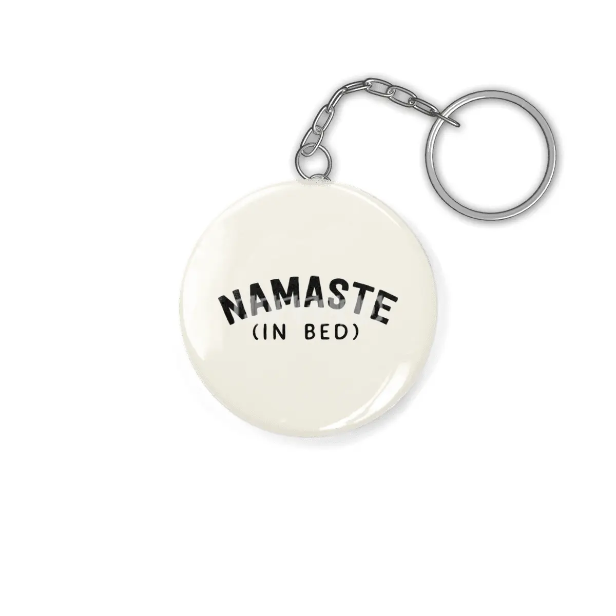 Namaste in bed Anahtarlık