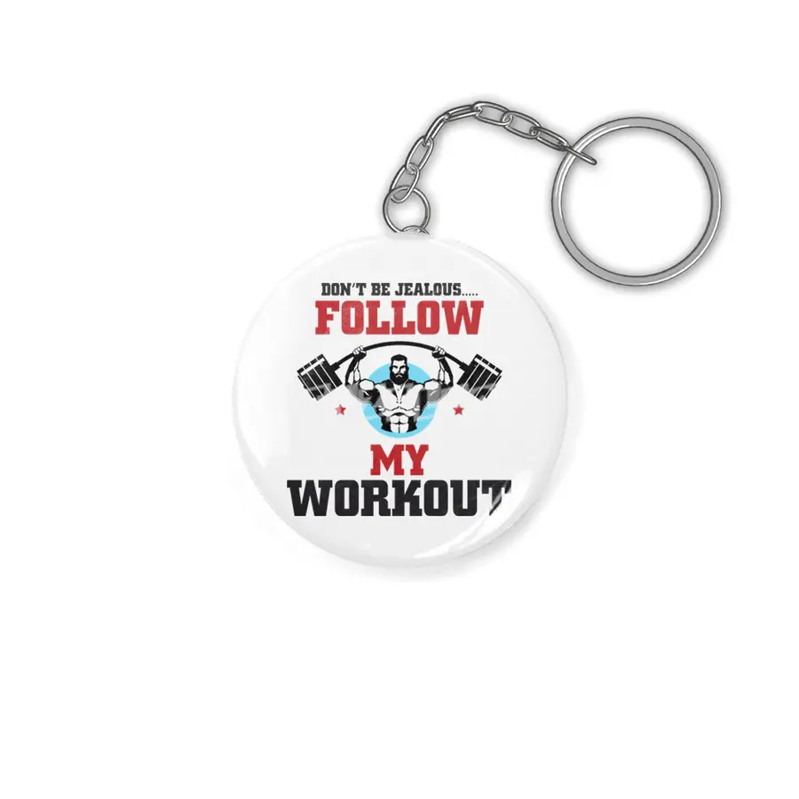 FOLLOW MY WORKOUT Anahtarlık